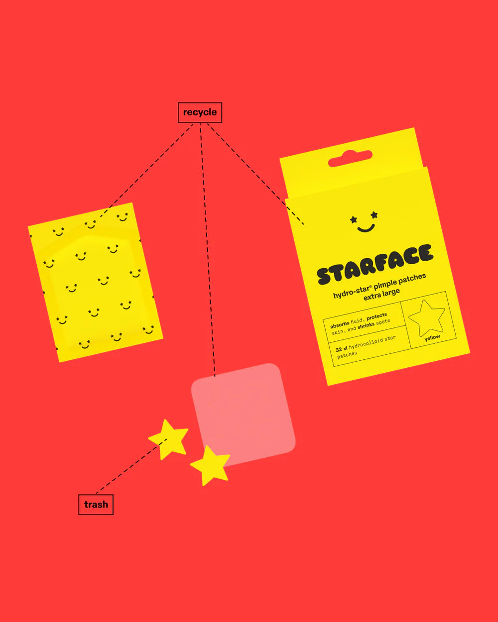 Starface - Hydro-XL Big Pimple Patch 32ct