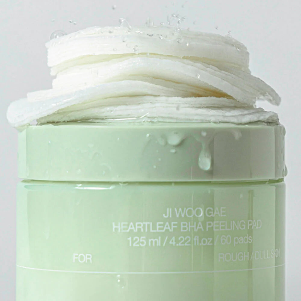 Celimax- JI WOO GAE Heartleaf BHA Peeling Pad - 60Pzs
