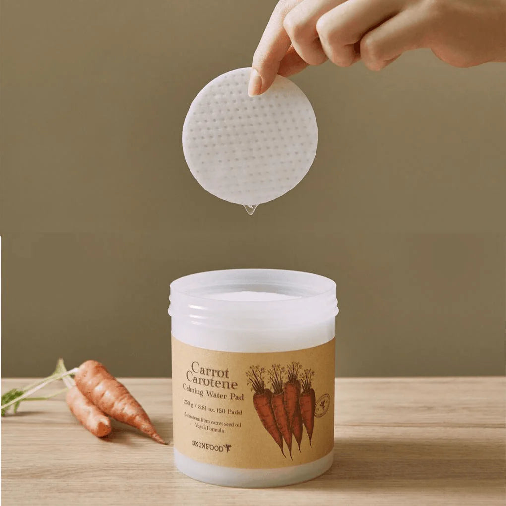 SKINFOOD - Carrot Carotene Calming Water Pad 60pcs