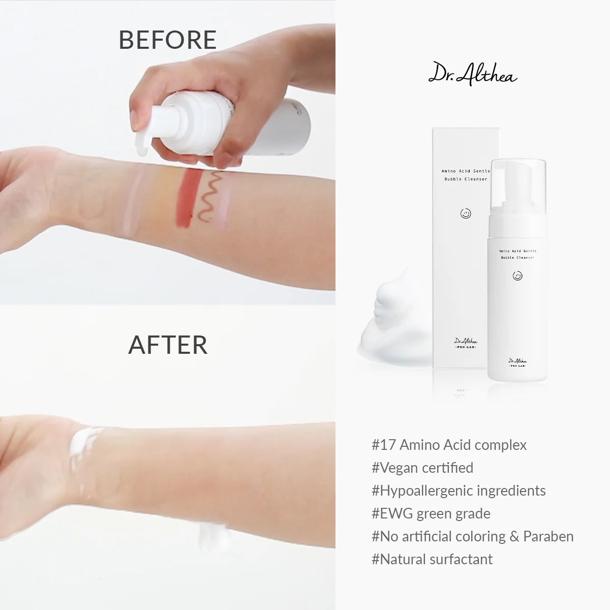 Dr. Althea - Amino Acid Gentle Bubble Cleanser 140ml