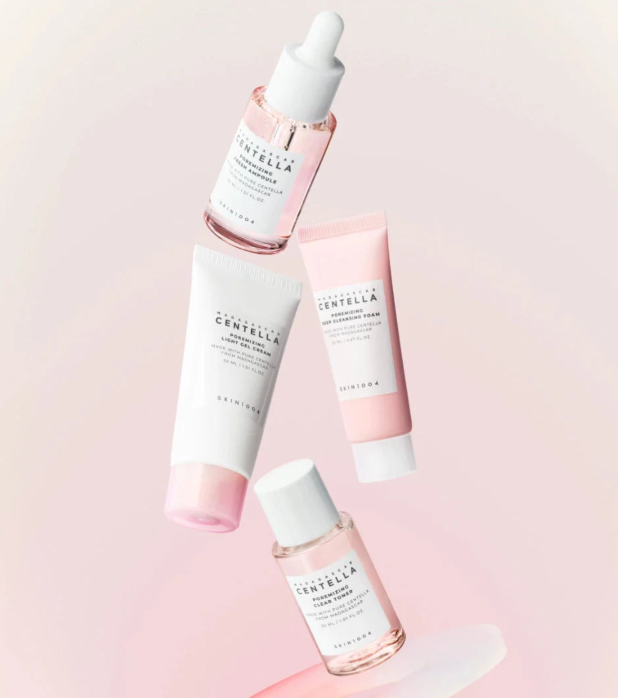 Skin1004 - Madagascar Centella Poremizing Travel Kit 4pcs