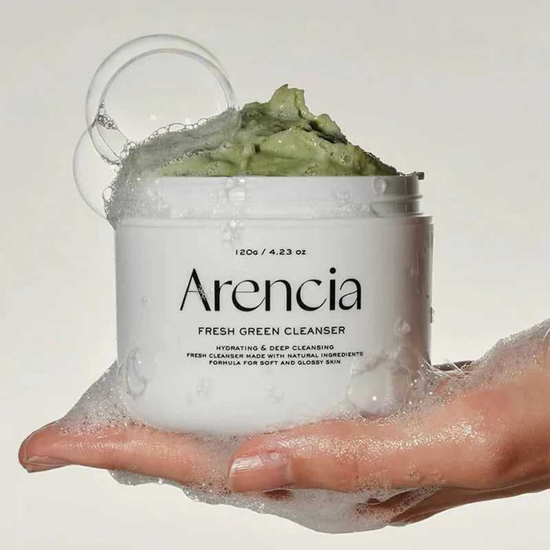 Arencia Fresh Green Rice Mochi Cleanser | Textura de mochi