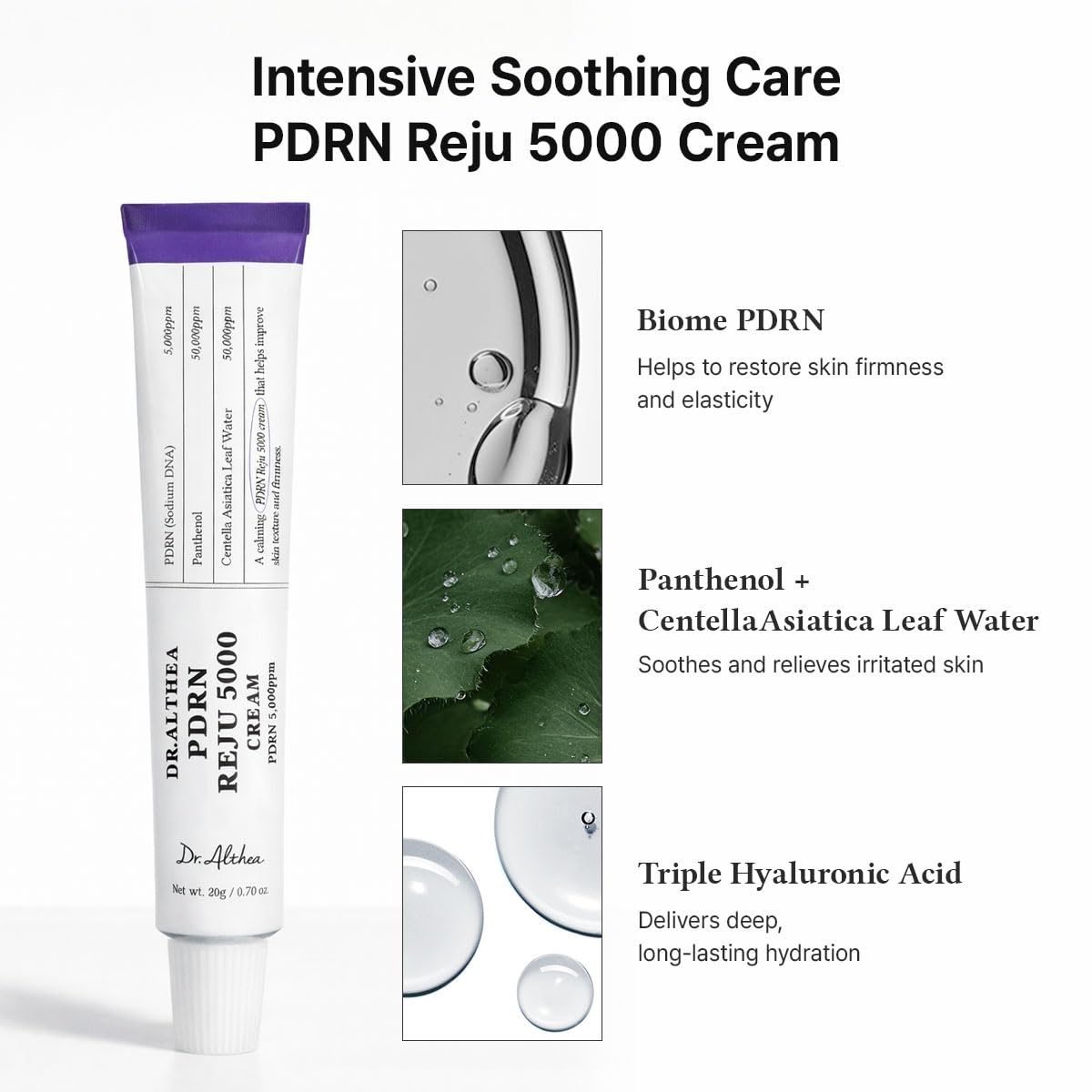 Dr. Althea - PDRN Reju 5000 Cream – Crema regeneradora y calmante con PDRN