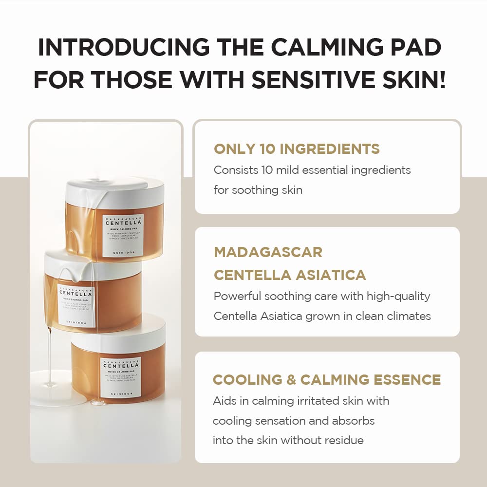 SKIN1004 - Madagascar Centella Quick Calming Pad 70pads