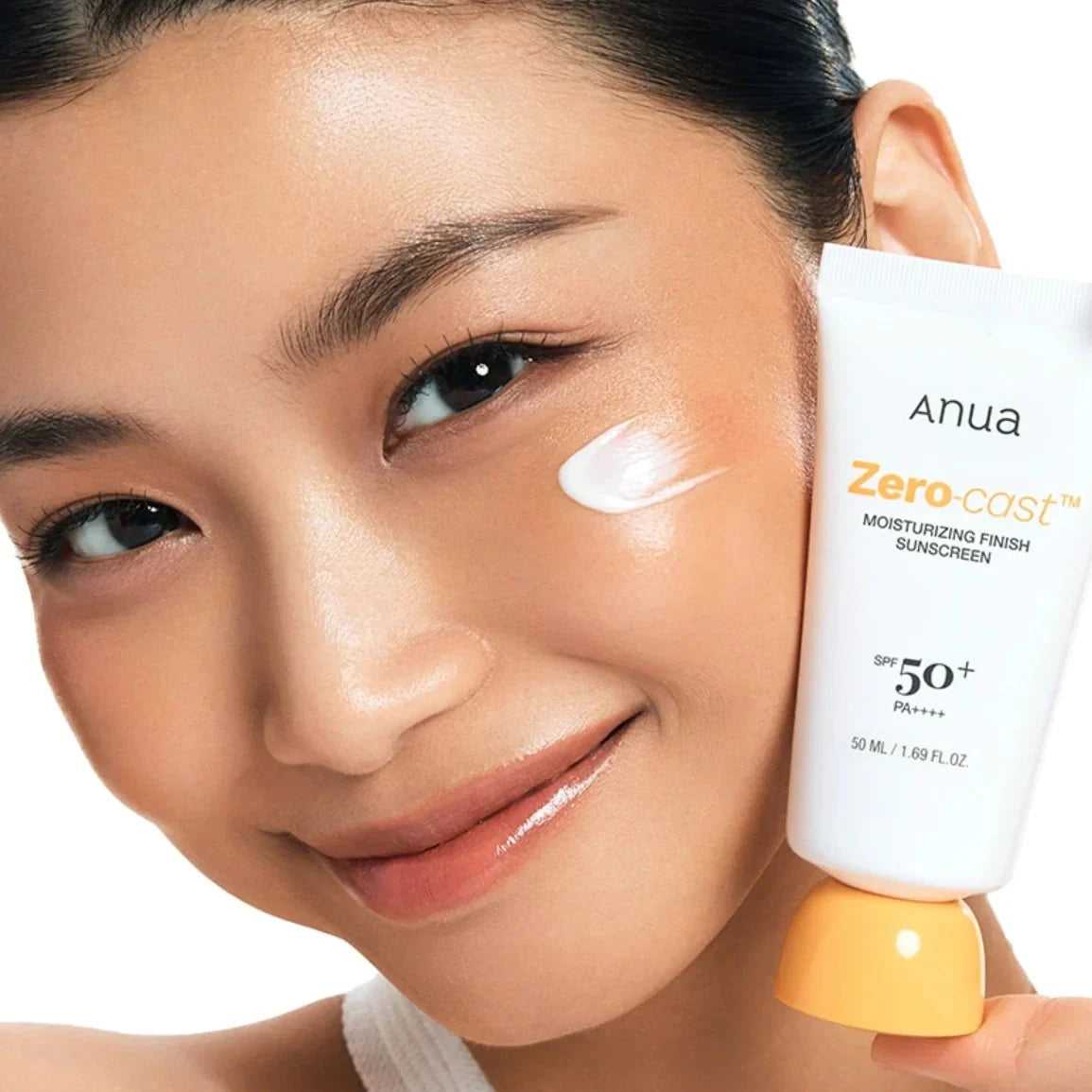Anua - Zero-cast Moisturizing Finish Sunscreen SPF 50+ PA++++ 50ml.