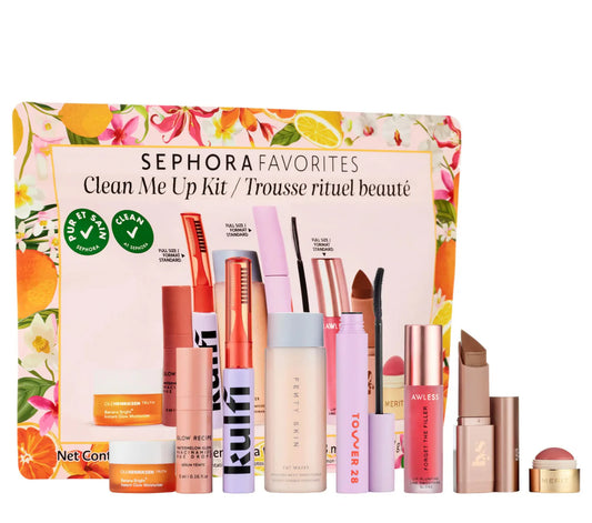 Sephora Favorites - Clean Me Up Makeup and Skincare Value Set