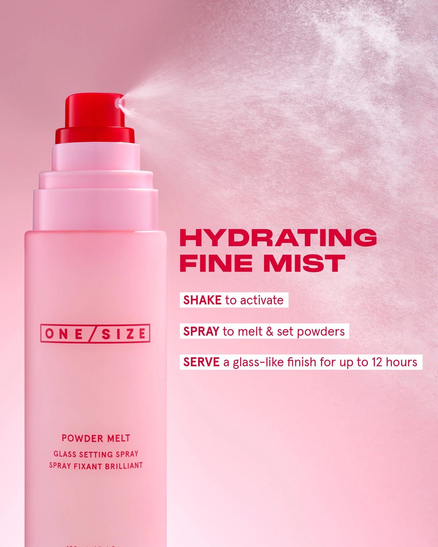 One Size - Powder Melt Glass Setting Spray