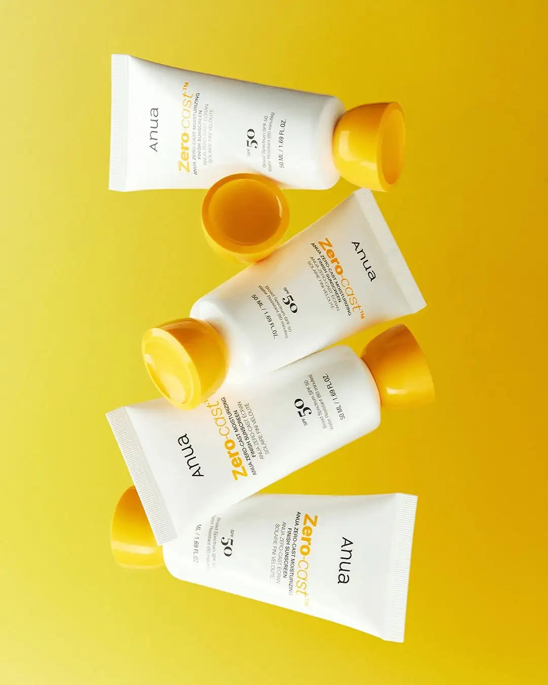 Anua - Zero-cast Moisturizing Finish Sunscreen SPF 50+ PA++++ 50ml.