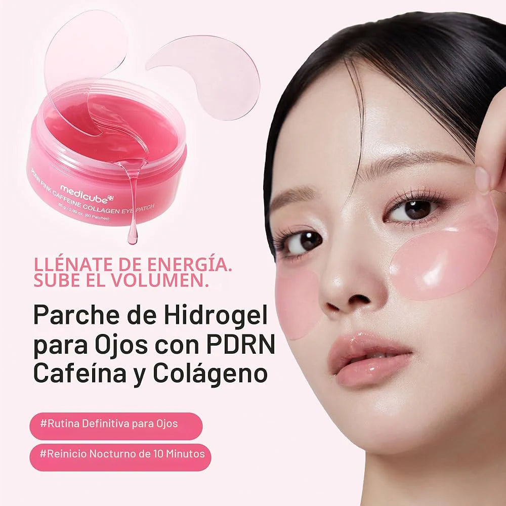 Medicube - PDRN Pink Caffeine Collagen Eye Patch 60pcs