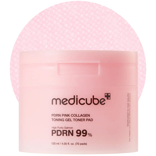 Medicube - PDRN Pink Collagen Toning Gel Toner Pad 70Pads