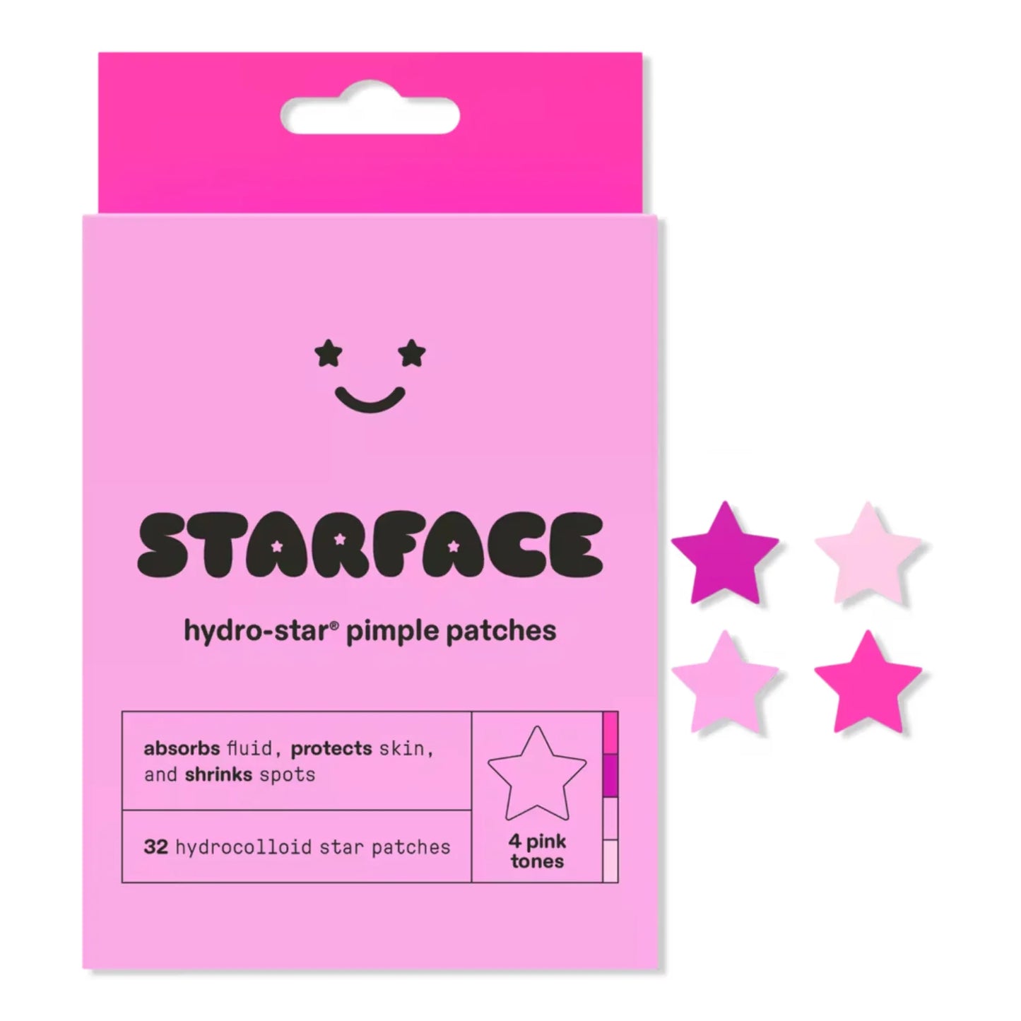 Starface - Hydro-Stars Pink Pimple Patches 32pcs
