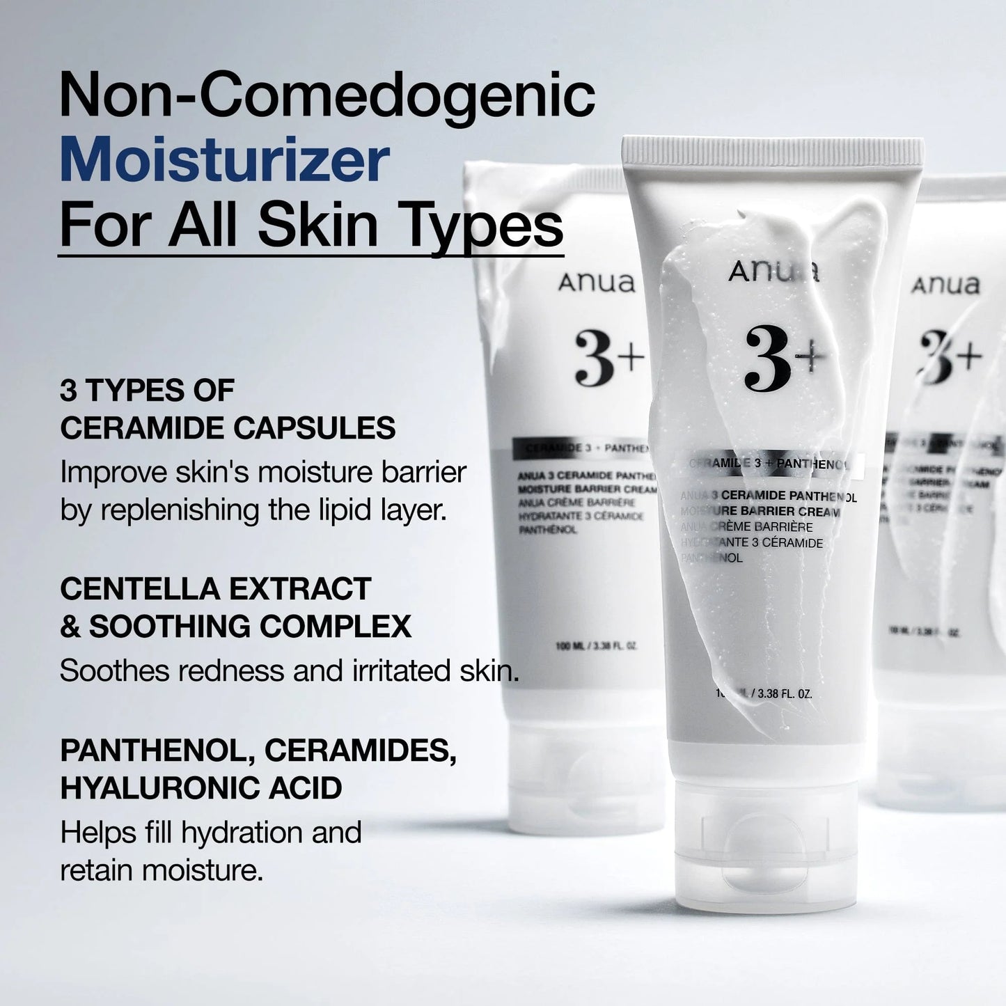ANUA - 3 Ceramide Panthenol Moisture Barrier Cream 100ml