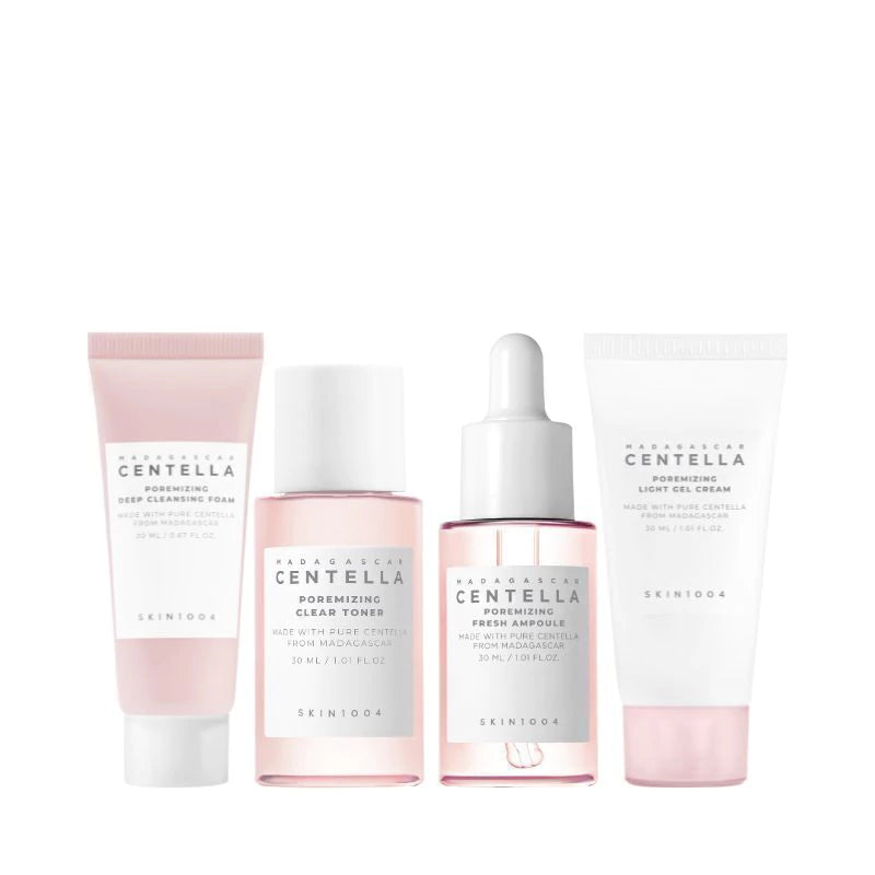 Skin1004 - Madagascar Centella Poremizing Travel Kit 4pcs