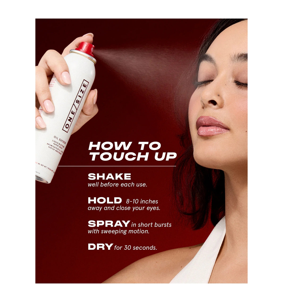 One Size - Oil Sucker Liquid Blotting Paper Spray