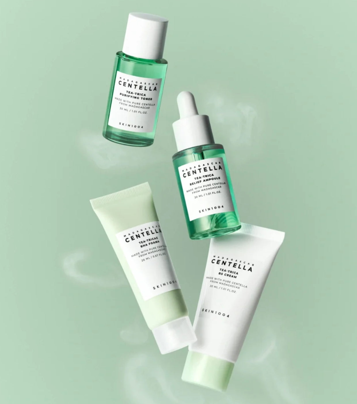 Skin1004 - Madagascar Centella Tea-Trica Travel Kit 4pcs