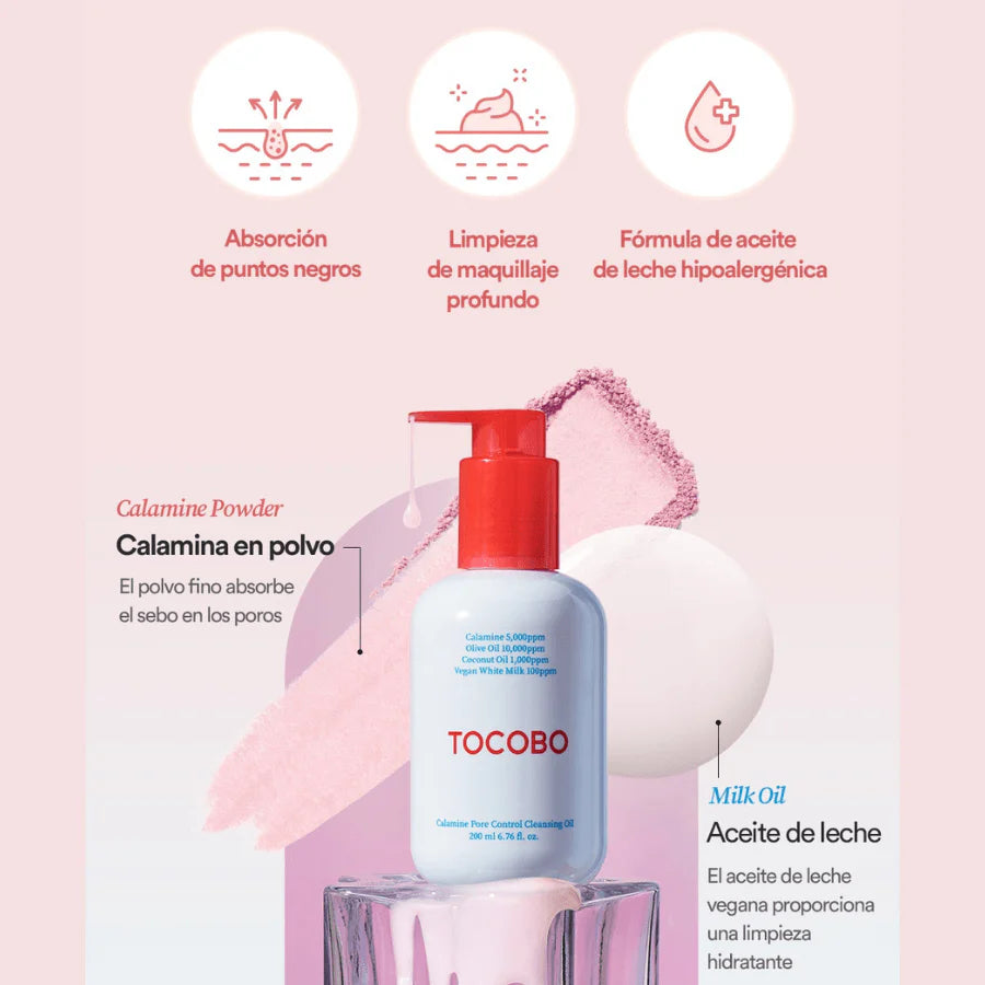 Tocobo - Calamine Pore Control Cleansing Oil - 200ml.